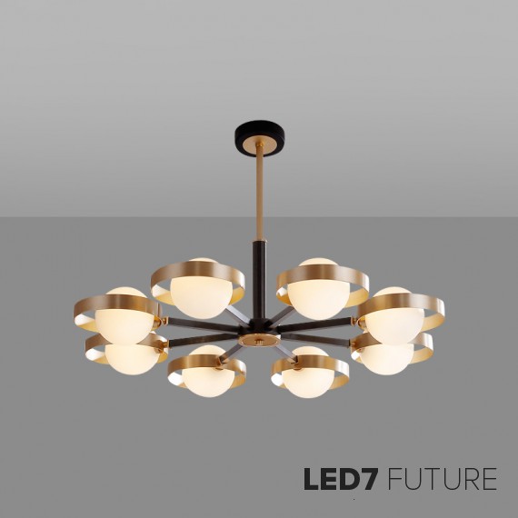 Loft Industry Modern - Ball Planets Chandelier